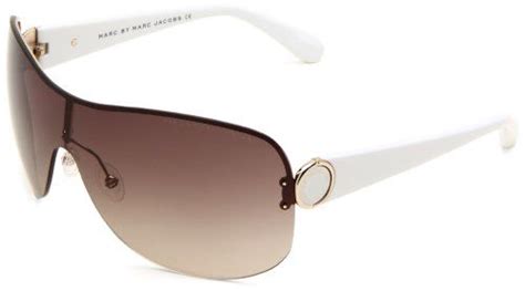 marc by marc jacobs women's mmj 303-s mmj303s shield sunglasses